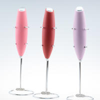 milk frother with stand